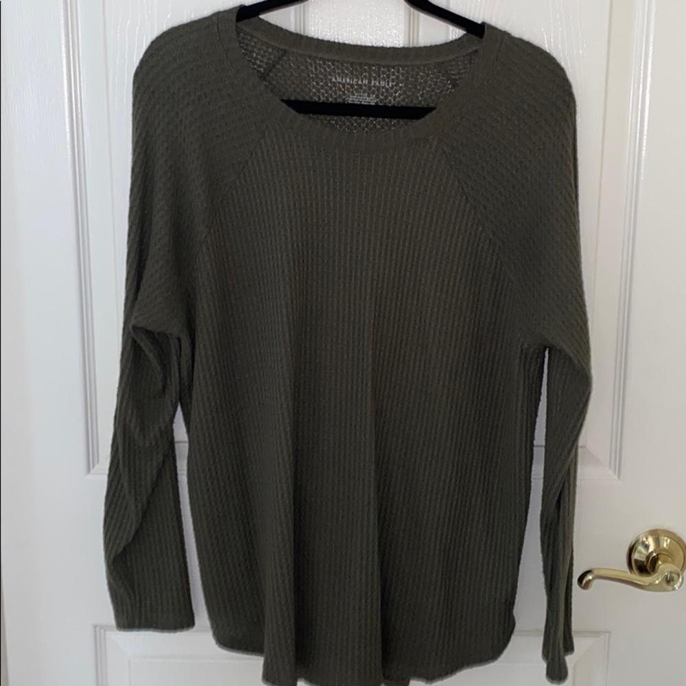 American Eagle Green Sweater